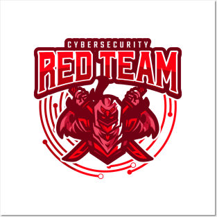 Cybersecurity Ninja Circtuits Red Team Gamification Badge Posters and Art